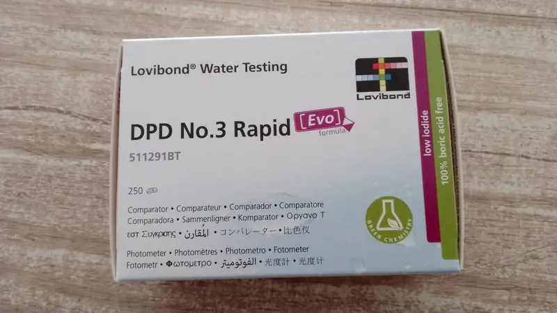 01425 | Dpd Nº 3 (250 Unidades) Para Pooltester, Checkit Y Poolcheck -no Apto Para Fotometro
