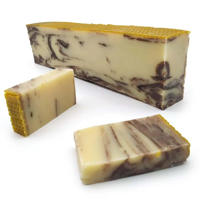 1 Barra Jabón Artesano Miel Y Propóleo 1.2kg Venta Por Mayor. Piel Seca, Sensible Y Apagada. Evita Acné. Higiene Íntima