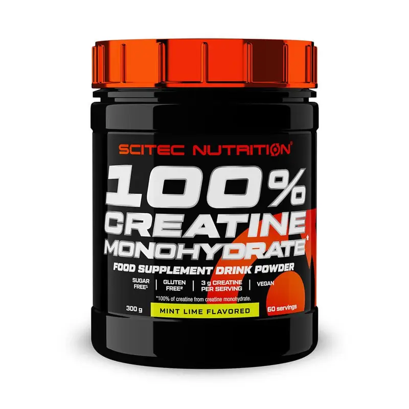 100% Creatina Monohidrato - 300g - Limón Y Menta - Creatina Monohidrato - Scitec Nutrition