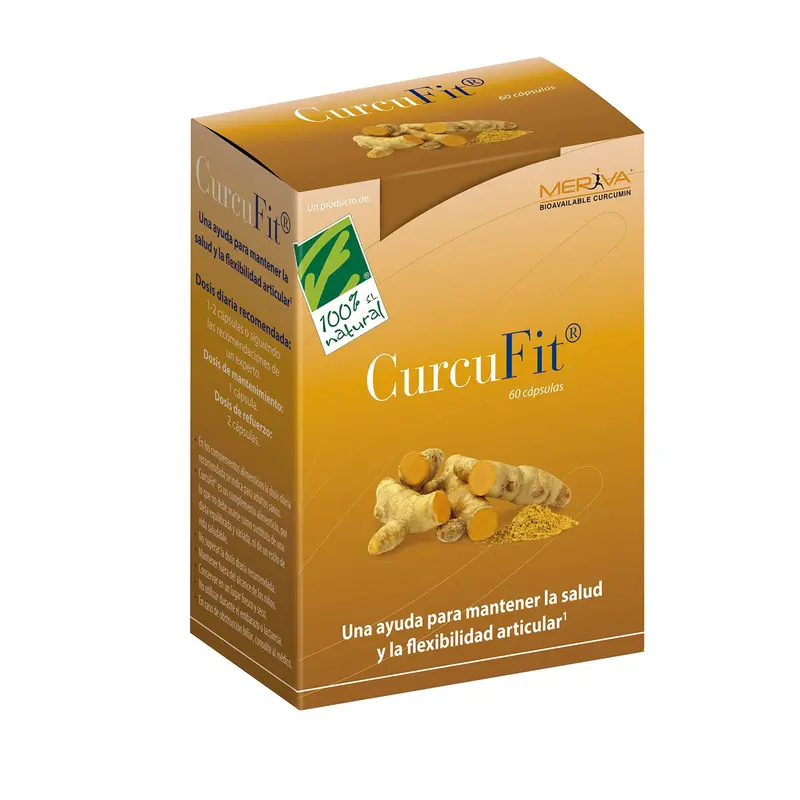 100% Natural Curcufit Antioxidantes 60 Cápsulas