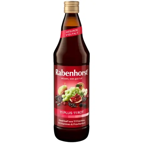 11 Plus 11 Zumo Multifrutas Rojo · Rabenhorst · 750 ml