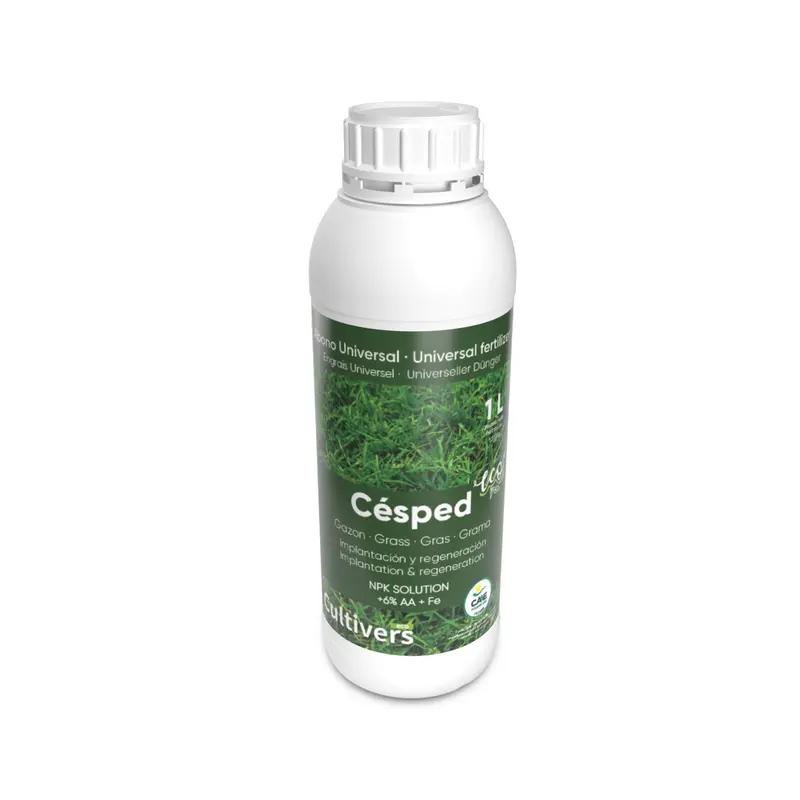 Abono Césped Líquido Ecológico Cultivers 10 L