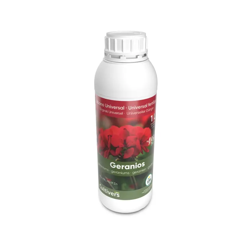 Abono Geranios Líquido Ecológico Cultivers 250 Ml