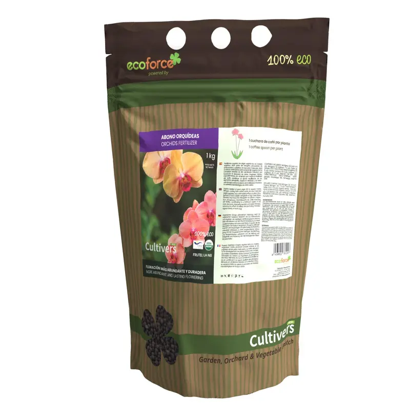 Abono Orquídeas Ecológico Cultivers 2x1kg