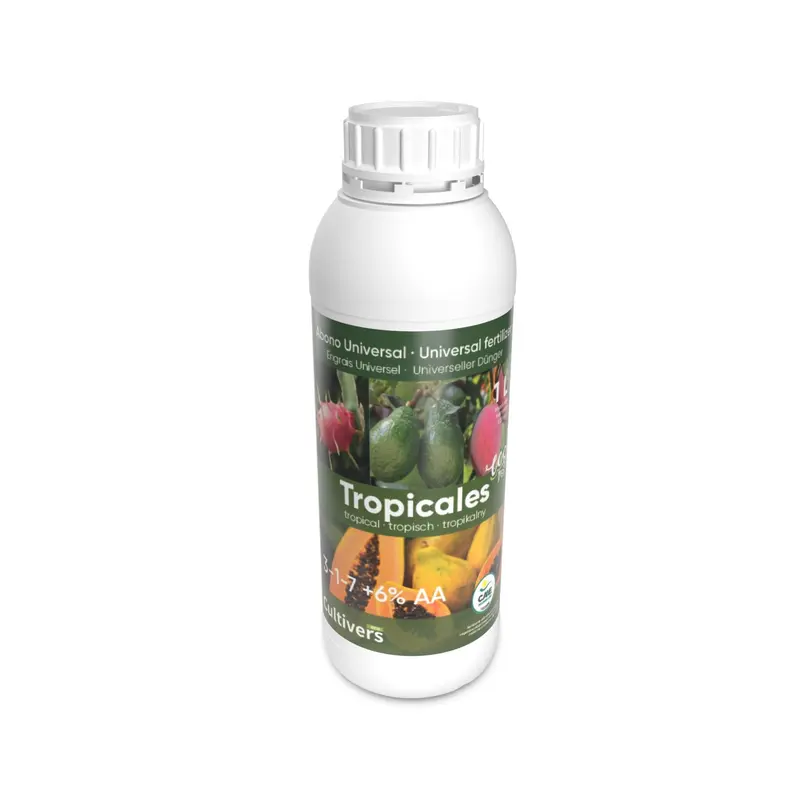 Abono Tropicales Líquido Ecológico Cultivers 2x1l