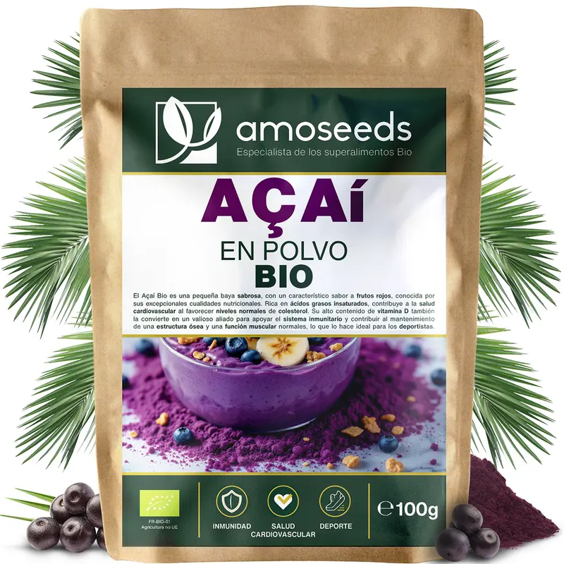 Açaí En Polvo Bio 100g