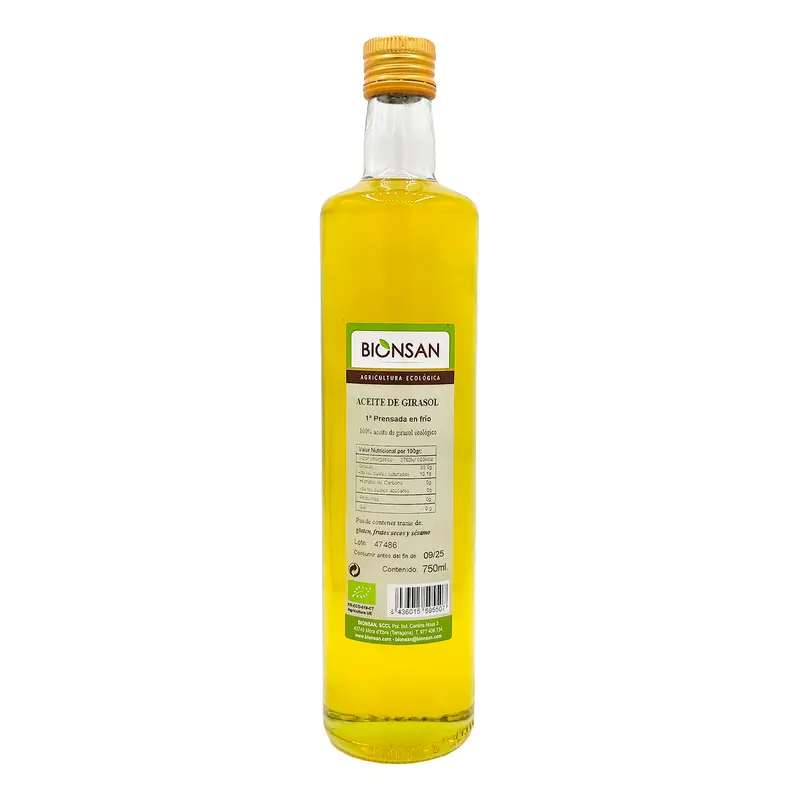 Aceite De Girasol Eco Bionsan 750ml