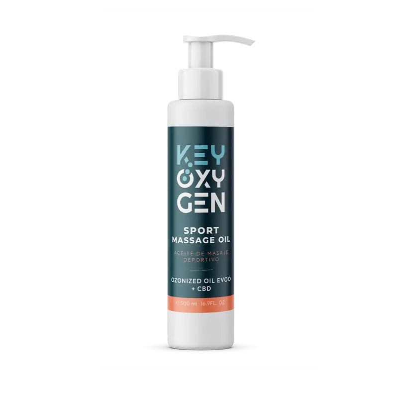 Aceite de Masaje Deportivo · Keyoxygen · 500 ml