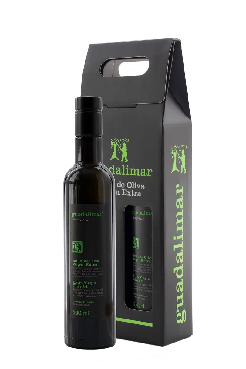 Aceite de Oliva Temprano. Estuche 2 Botellas