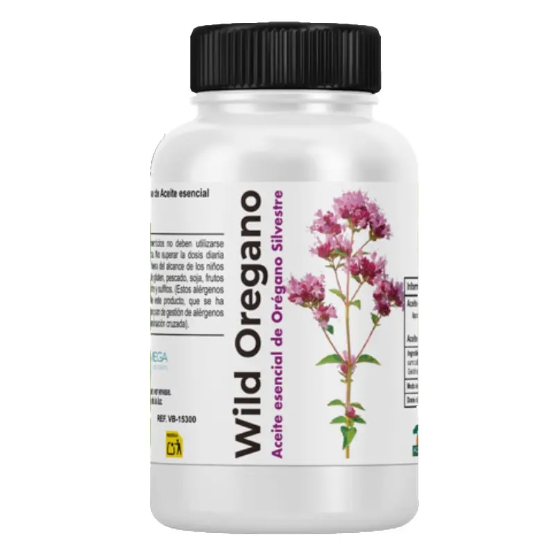 Aceite de Orégano Salvaje · VByotics · 90 cápsulas