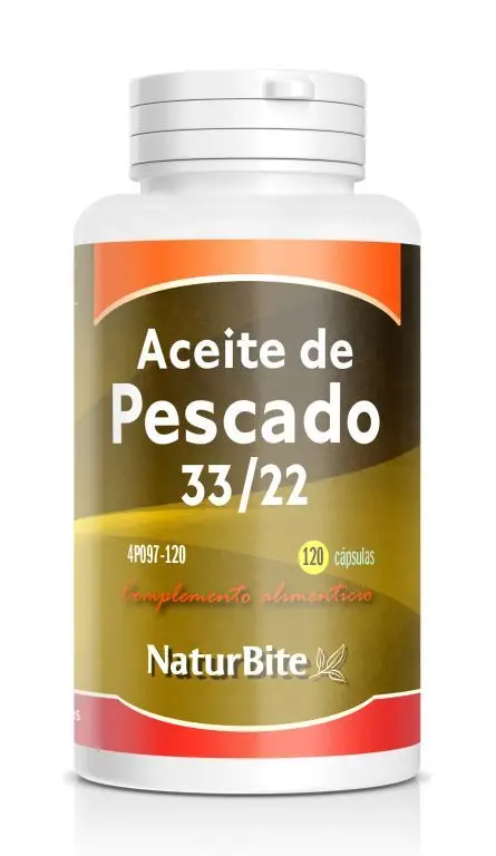 Aceite de Pescado 33/22 · NaturBite · 120 cápsulas
