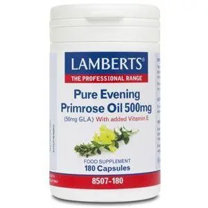 Aceite de Primula Puro 500 mg · Lamberts · 180 perlas