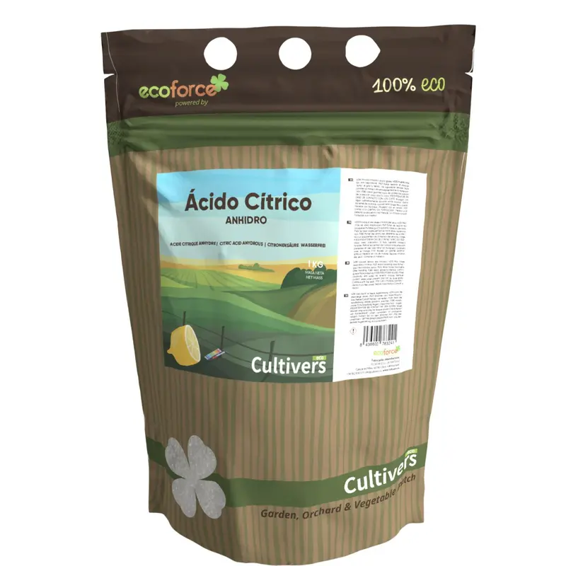 Ácido Cítrico Anhidro Cultivers 5 Kg