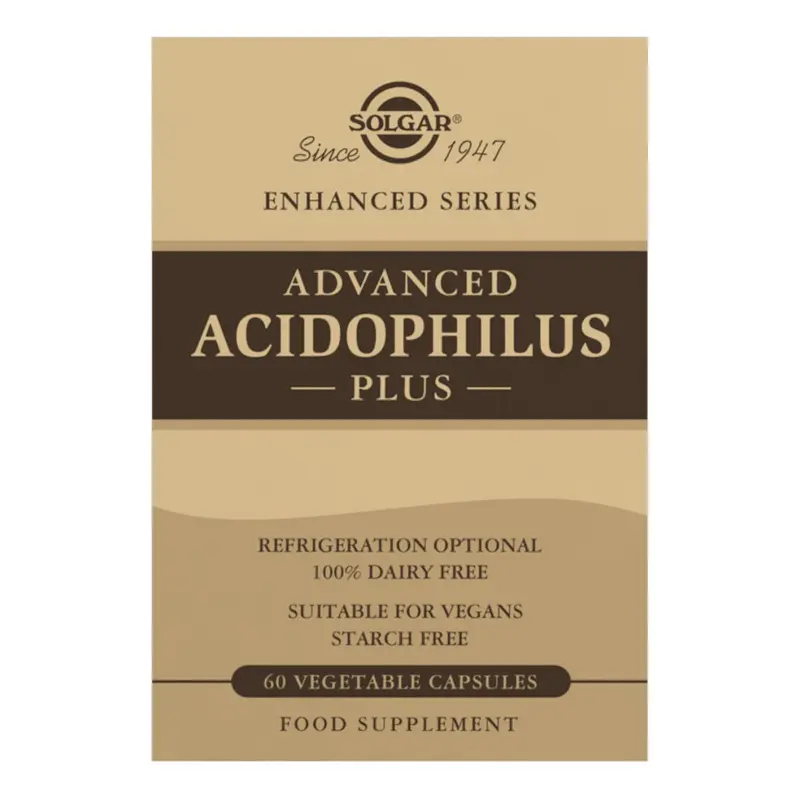 Acidophilus Plus Avanzado · Solgar · 60 cápsulas