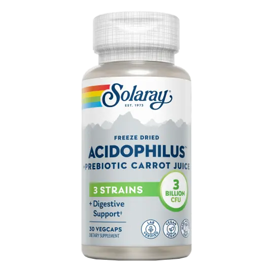 Acidophilus Plus · Solaray · 30 cápsulas