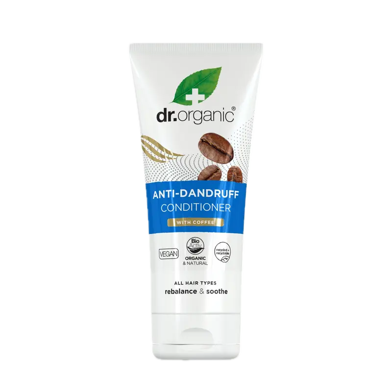 Acondicionador Anticaspa de Café · Dr Organic · 200 ml