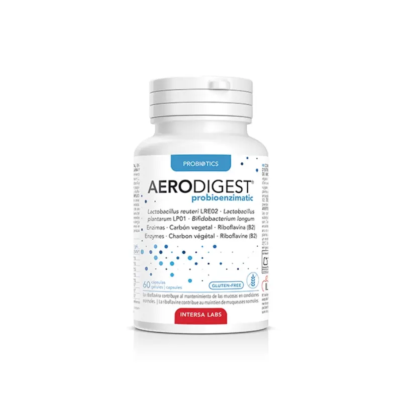 Aerodigest Probioenzimatic · Dietéticos Intersa · 60 cápsulas