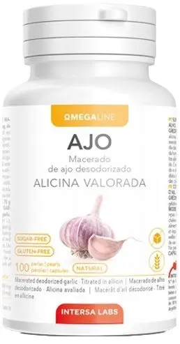 Ajo Desodorizado · Dietéticos Intersa · 100 perlas