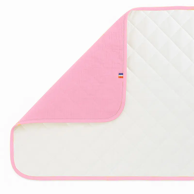 Alfombrilla De Cambiar Nomada En Algodón Bio Rosa