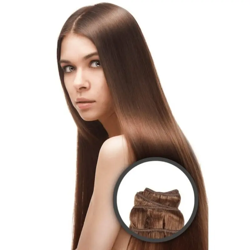 Allure Extensiones Cabello Natural 50g 2 Uds. Clips Nº33