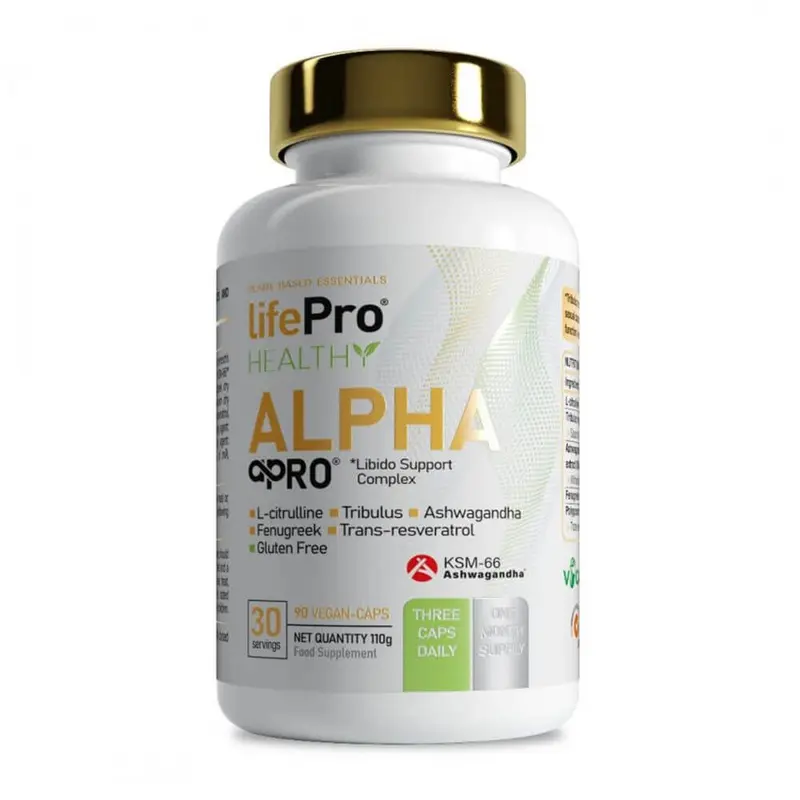 Alpha Pro - 90 Cápsulas Veganas - Vigorizantes - Lifepro
