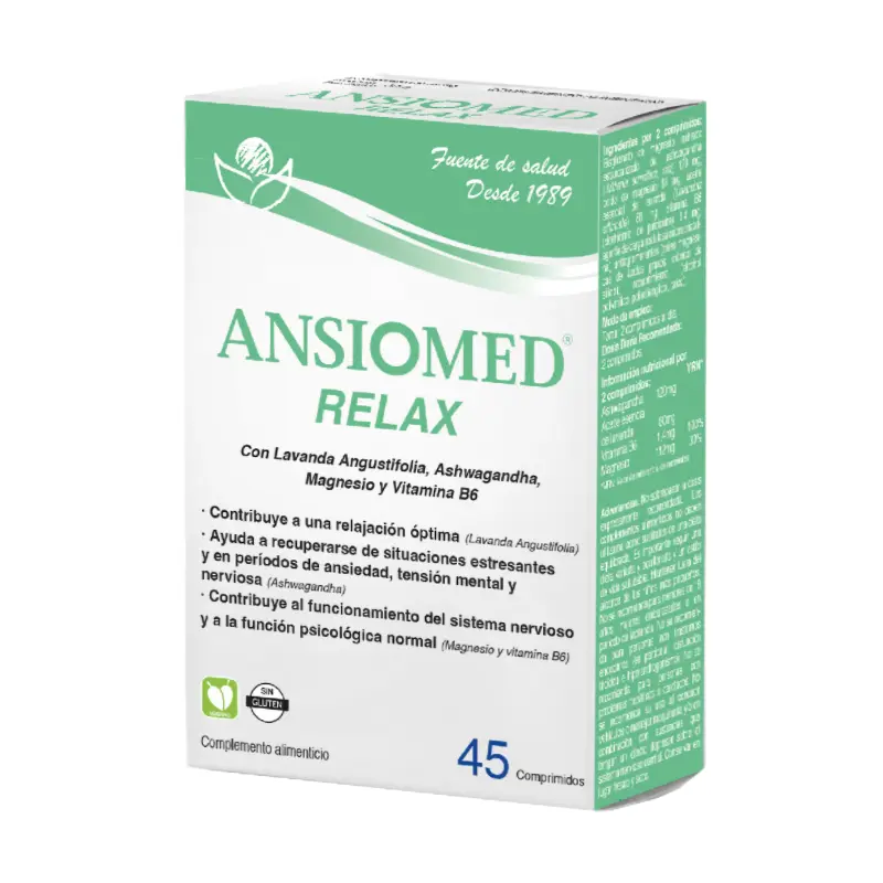 Ansiomed Relax · Bioserum · 45 comprimidos
