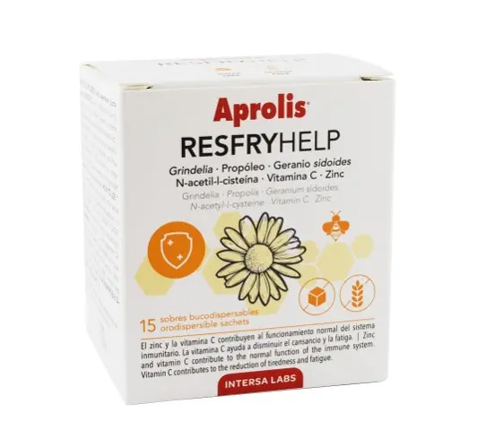 Aprolis Resfryhelp · Dietéticos Intersa · 15 sobres
