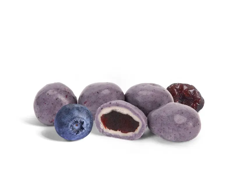 Arándanos Morados Con Chocolate Blanco 150g Pack