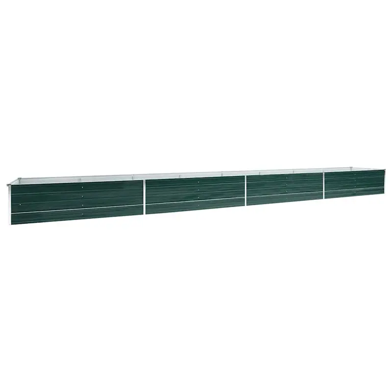 Arriate De Acero Galvanizado Verde 600x80x45 Cm