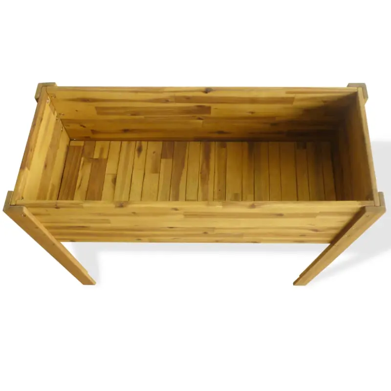 Arriate De Madera Maciza De Acacia