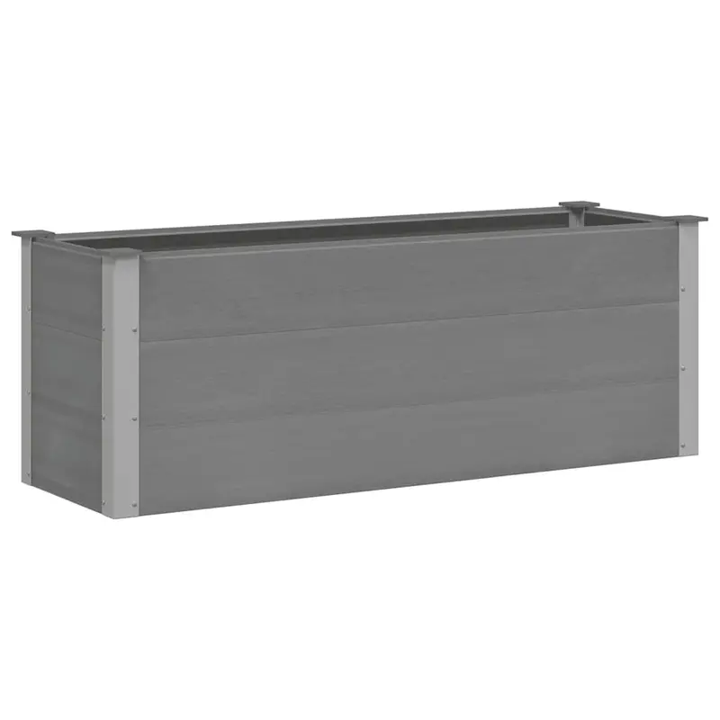 Arriate De Wpc Gris 150x50x54 Cm
