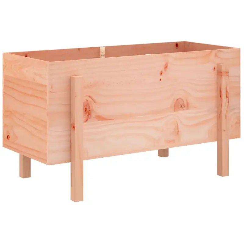 Arriate Elevado Jardín Madera Maciza Abeto Douglas 101x50x57 Cm