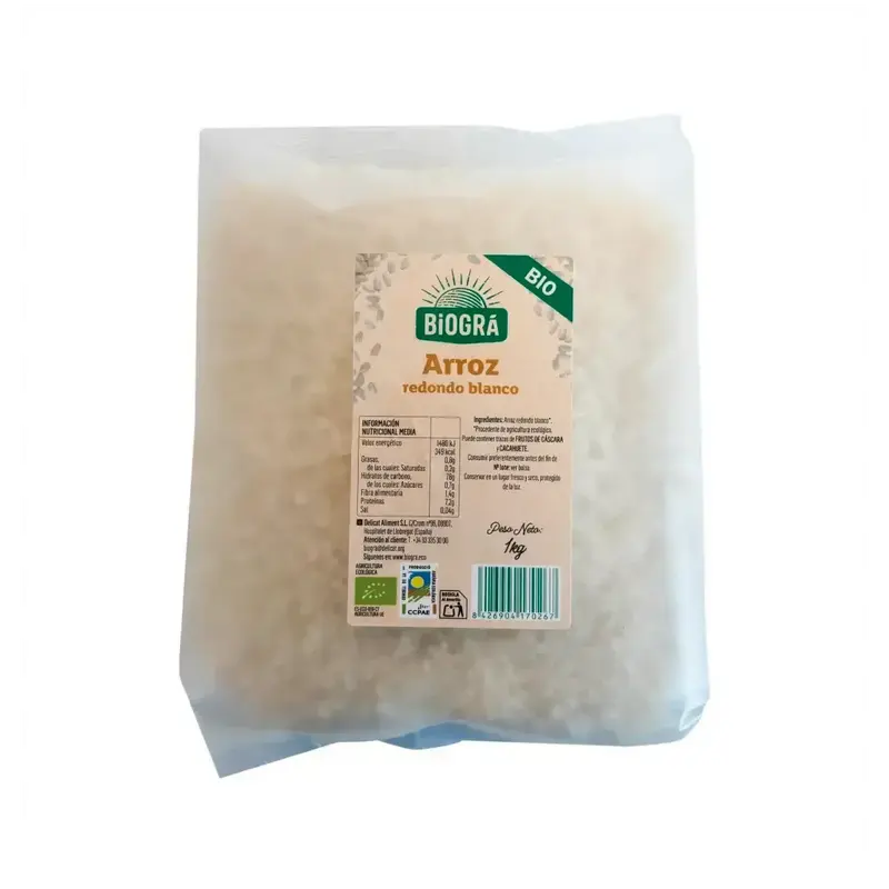 Arroz Redondo Blanco 1kg