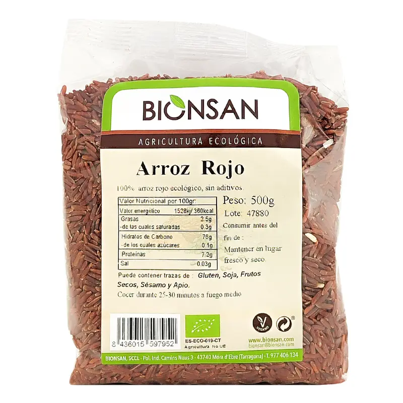 Arroz Rojo Eco Bionsan 500gr
