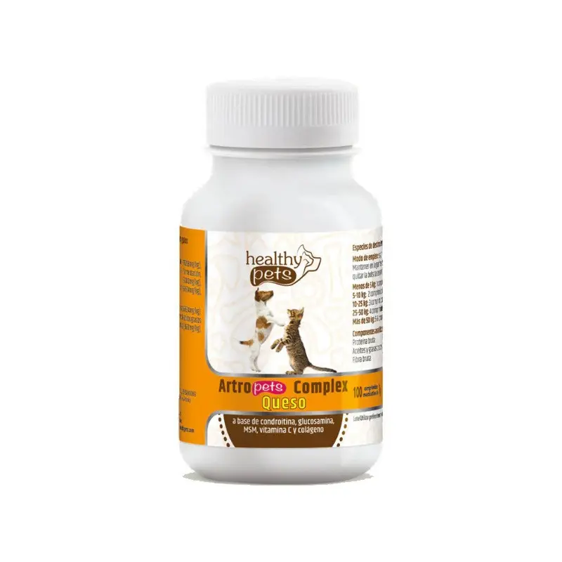 Artropets Complex Articulaciones Queso 100 Comprimidos Masticables 1g Healthy Pets