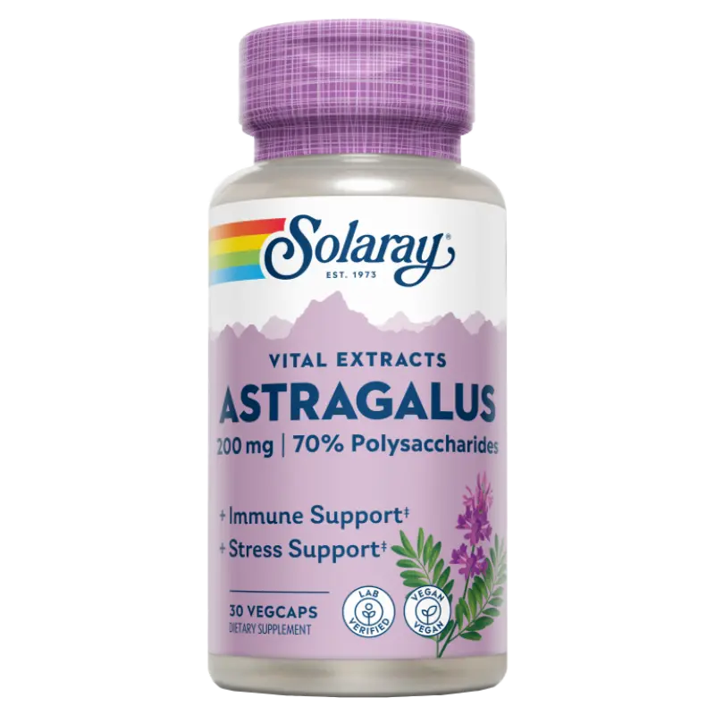 Astrágalo Extracto de Raíz · Solaray · 30 cápsulas