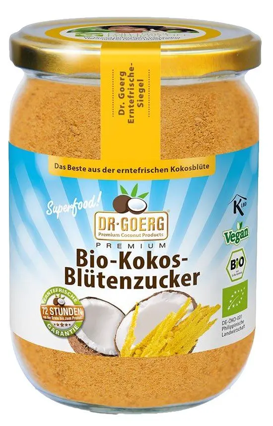 Azúcar de Coco Premium Bio · Dr. Goerg · 280 gramos