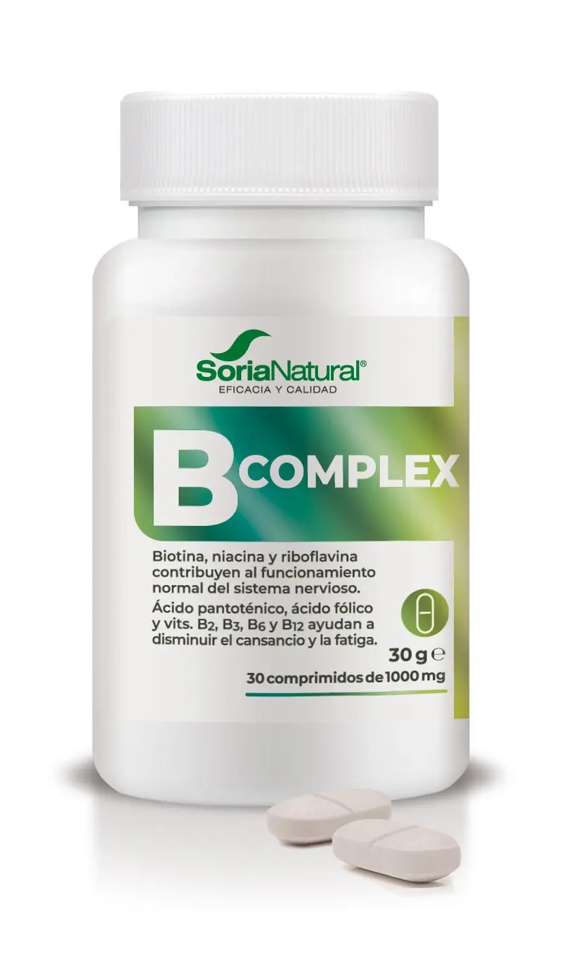 B-Complex · Soria Natural · 30 comprimidos
