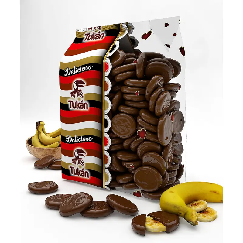 Bananas Chips Chocolate Leche 1000g