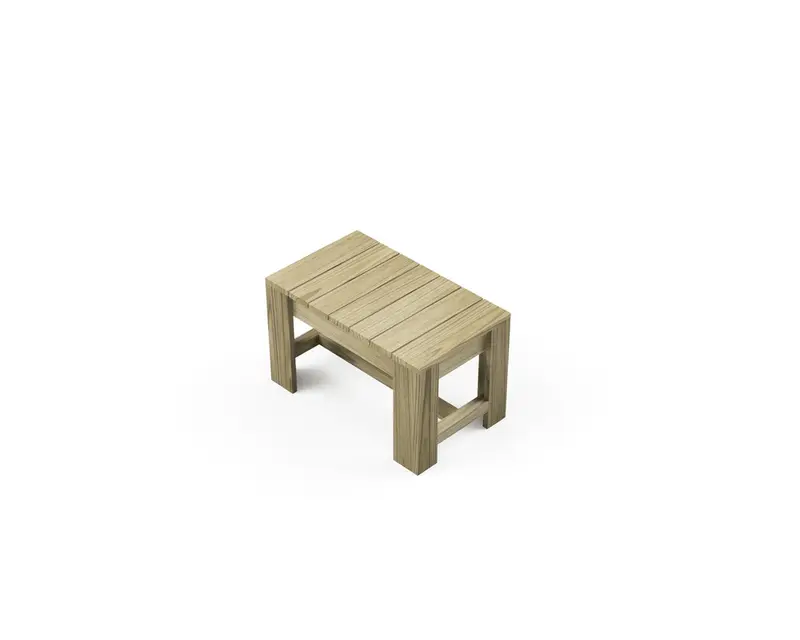 Banco De Madera 75x44x45 Cm Hortalia