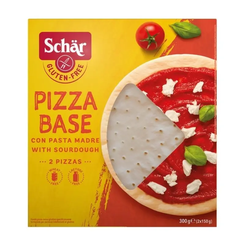 Bases de Pizza Sin Gluten 300g