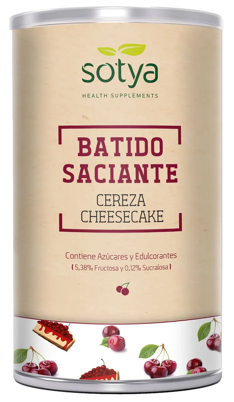 Batido Saciante Cheesecake · Sotya · 550 gramos