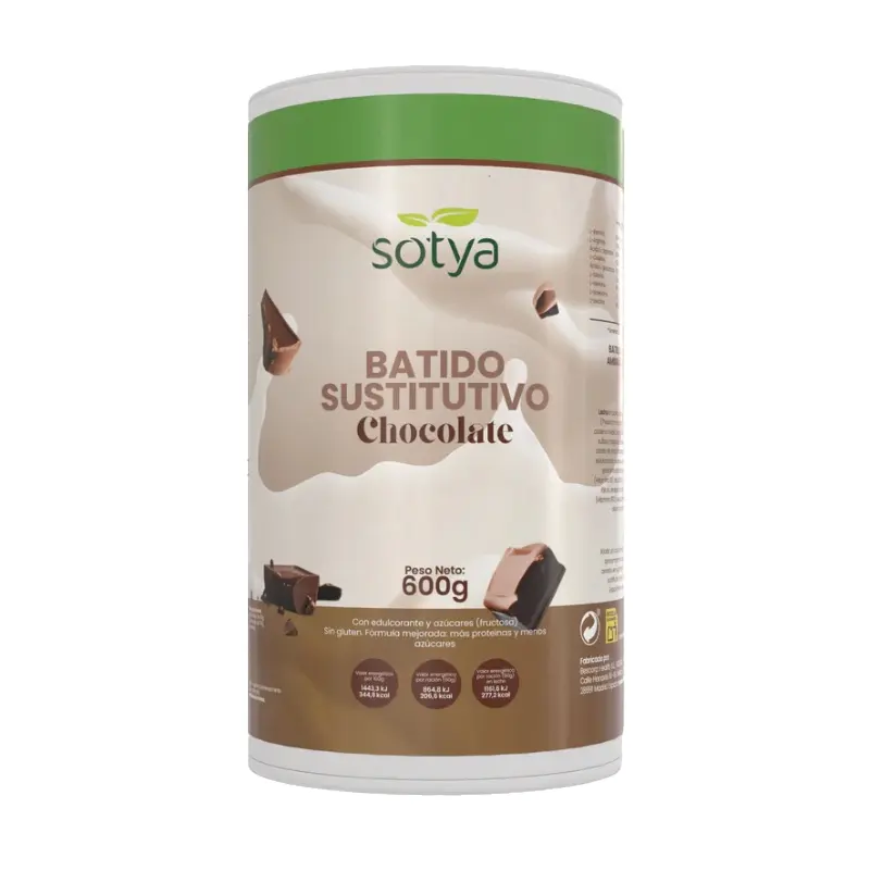 Batido Sustitutivo - Sabor Chocolate · Sotya · 600 gramos