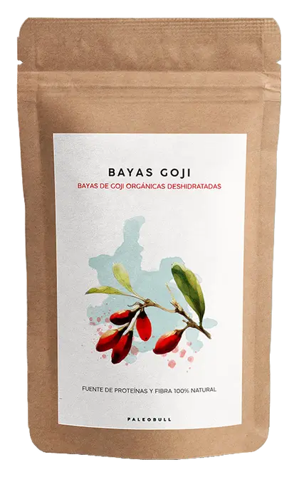 Bayas de Goji Deshidratadas · Paleobull · 250 gramos