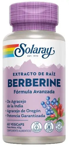 Berberine · Solaray · 60 cápsulas