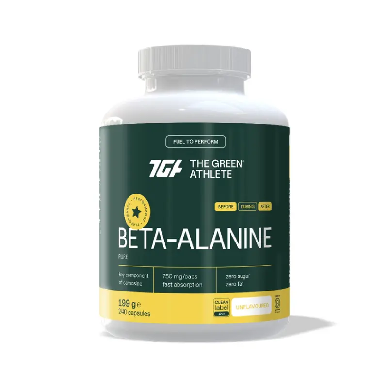 Beta-Alanine Capsules Unflavoured · The Green Athlete · 240 cápsulas