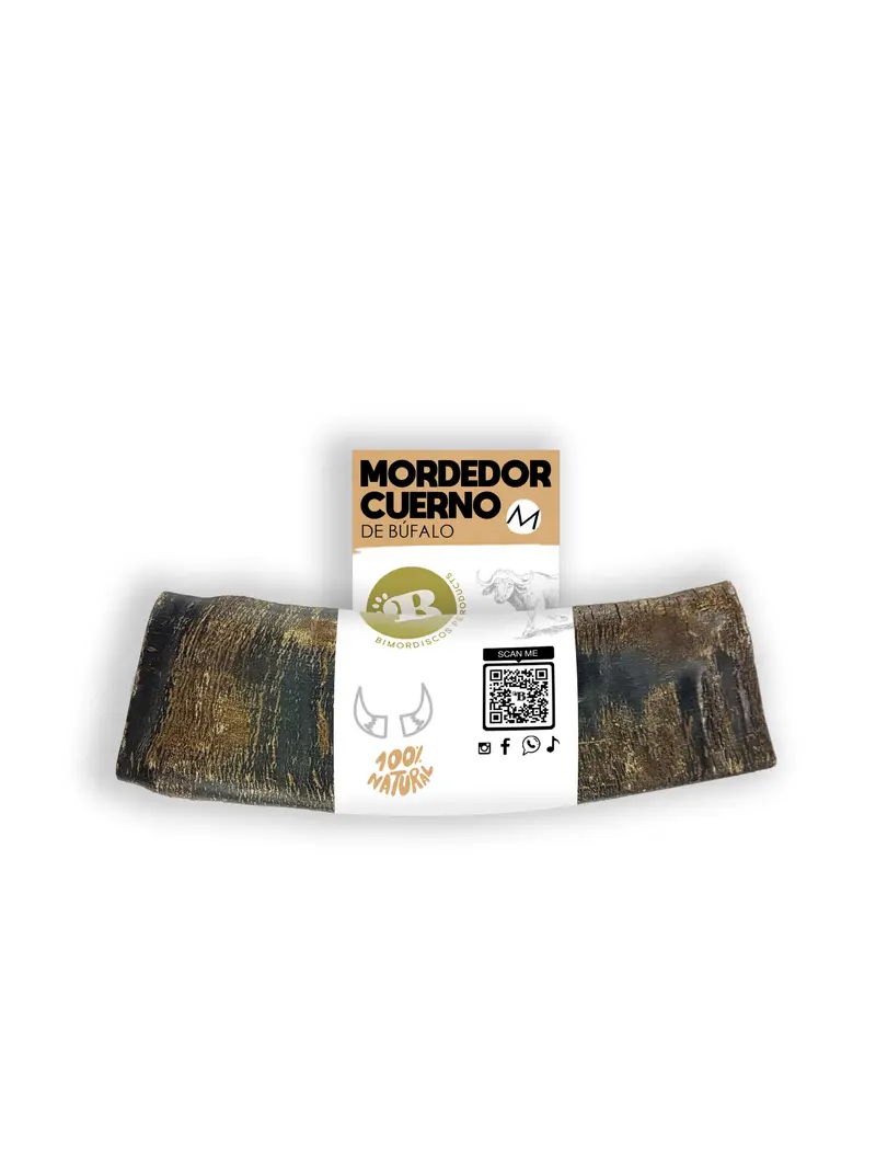 Bimordiscos Cuerno De Búfalo Para Perros Pack. 2 X M