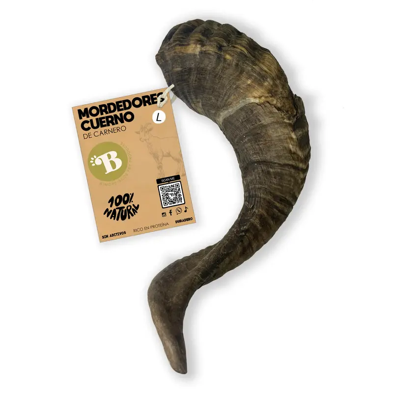 Bimordiscos Cuerno De Carnero Para Perros. M