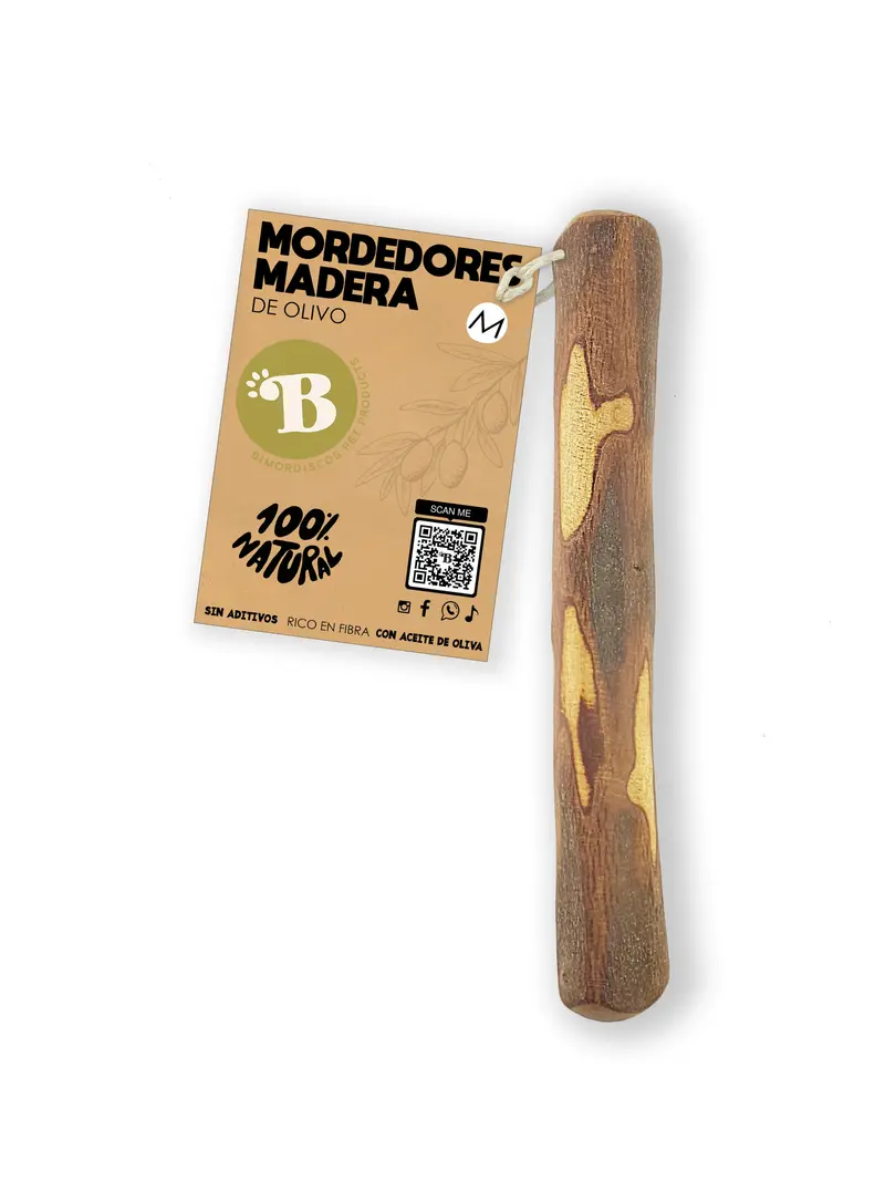 Bimordiscos Palo De Olivo Para Perros. M