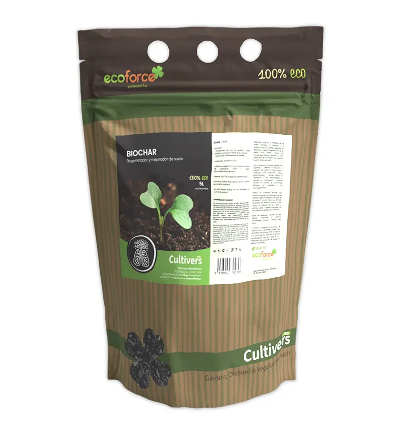 Biochar Carbón Cultivers 40 L